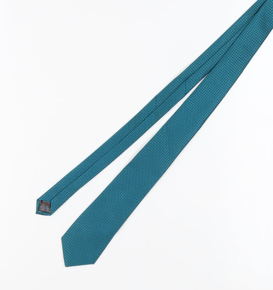 Next Men's Blue Geometric Designer Tie