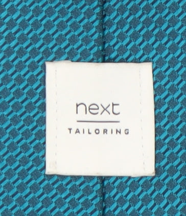 Next Men's Blue Geometric Designer Tie