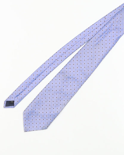 Pierre Cardin Men's Blue Geometric Silk Tie