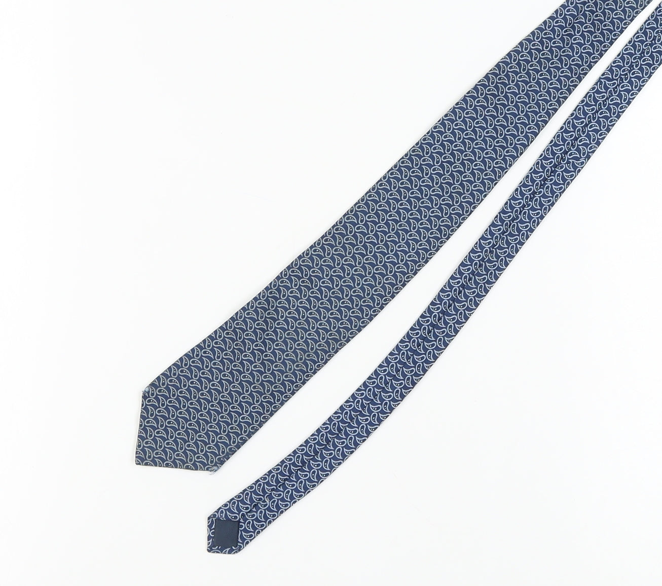 Tie Rack Men's Blue Silk Paisley Tie