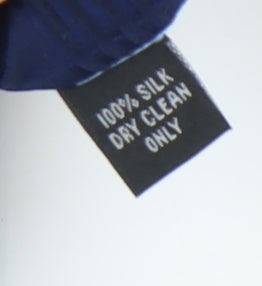 Genesis Men's Blue Silk Designer Striped Tie, One Size