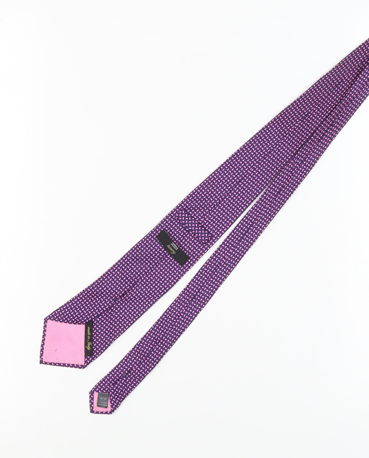 Marks and Spencer Men's Purple Paisley Tie One Size