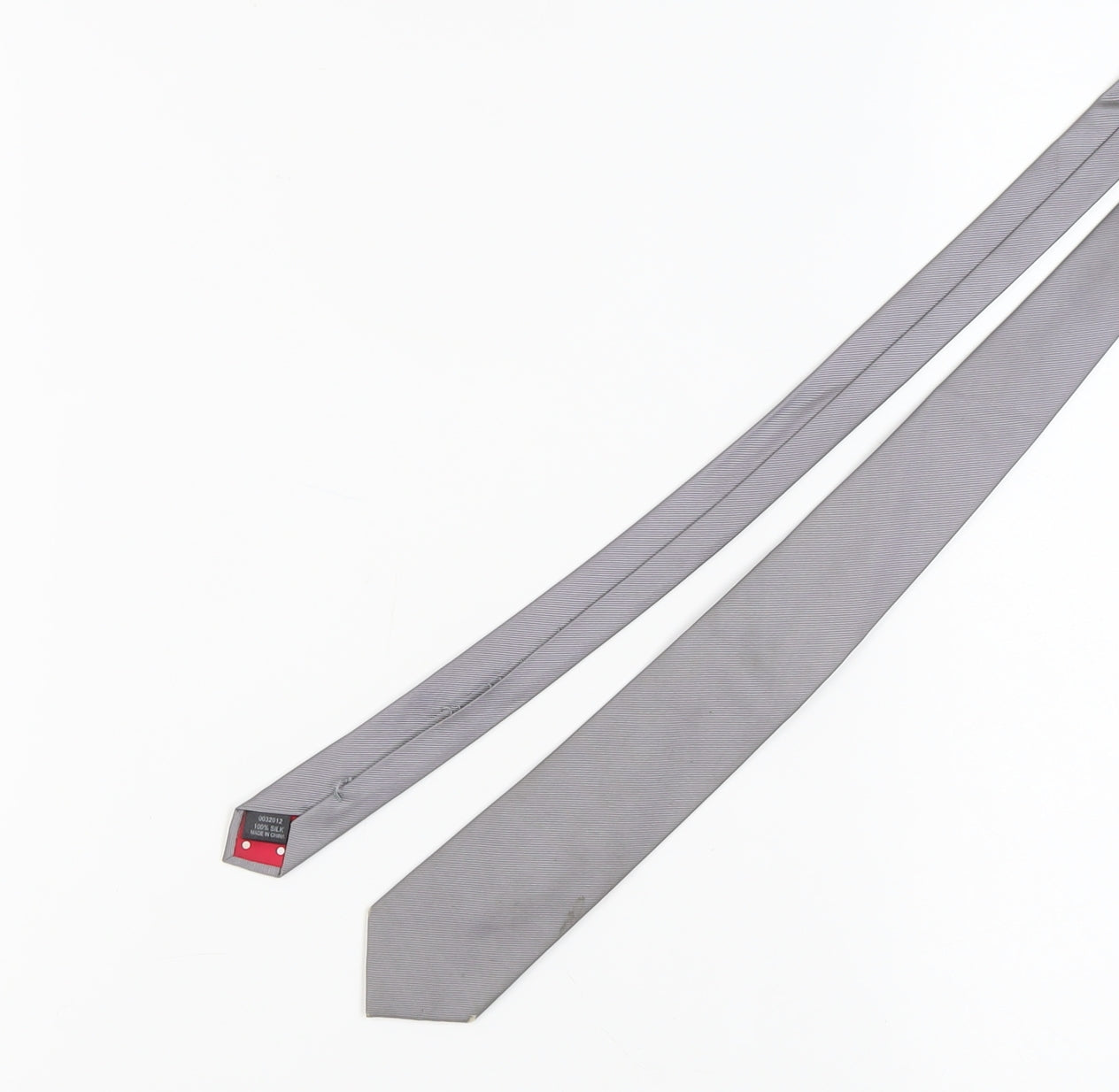 Jeff Banks Men's Grey Silk Tie