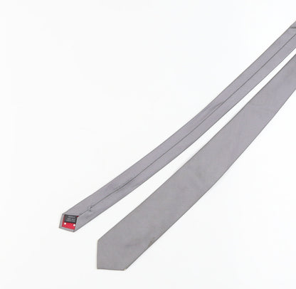 Jeff Banks Men's Grey Silk Tie