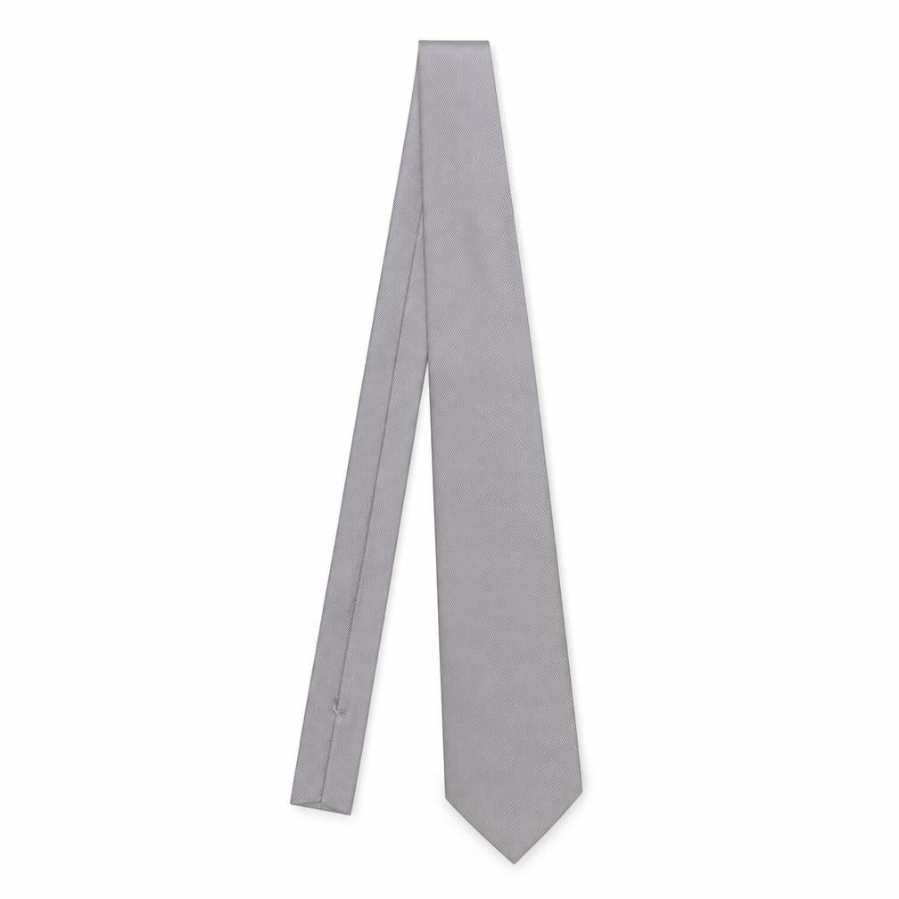 Mens Jeff Banks Grey  100% Silk  Tie