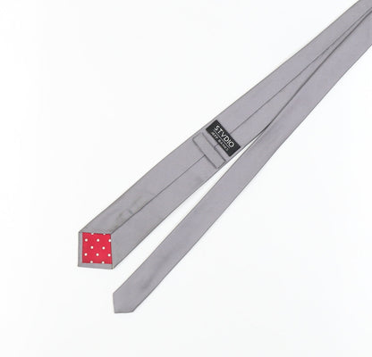 Jeff Banks Men's Grey Silk Tie