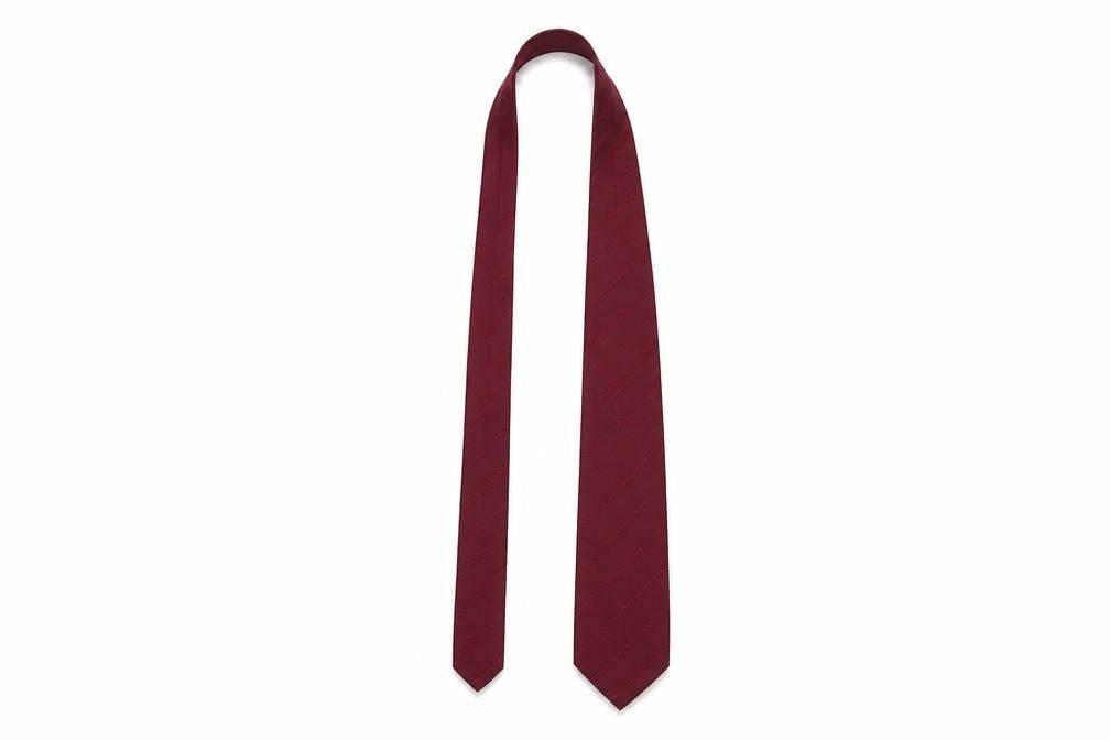 Mens Michaelis Red  100% Silk  Tie