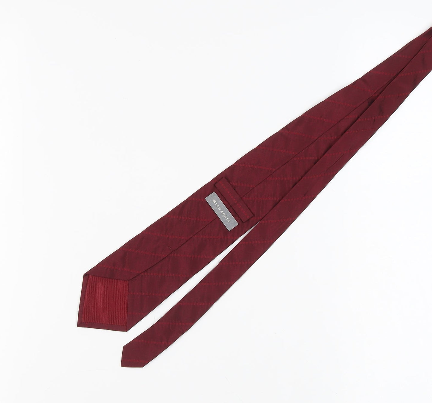 Michaelis Men's Red Silk Tie