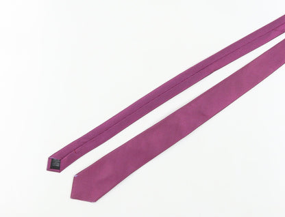Mens French Connection Purple Geometric 100% Slim Tie