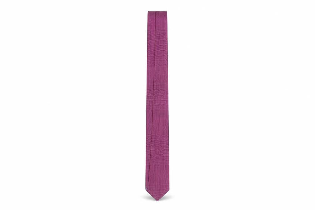 Mens French Connection Purple Geometric 100% Slim Tie