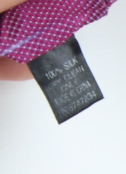 Mens French Connection Purple Geometric 100% Slim Tie