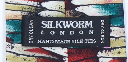 SILKWORM London Men's Multicoloured Slim Tie