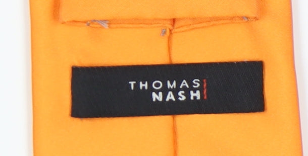 Thomas Nash Orange Men's Tie 100% Polyester