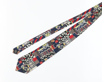 José Piscador Men's Multicoloured Slim Tie in Silk