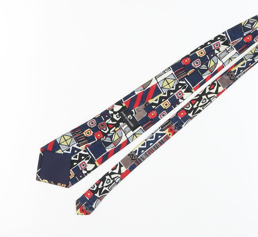 José Piscador Men's Multicoloured Slim Tie in Silk