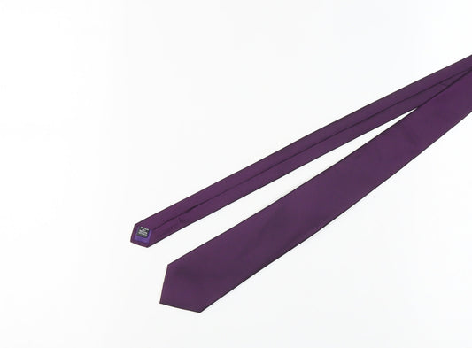 Moss Esq. Men's Purple Silk Tie