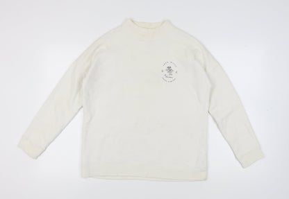 Womens UK Size 12 Jack Wills White Pullover Sweatshirt