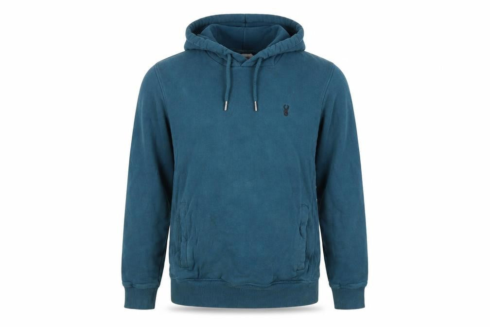 Mens UK Size S NEXT Blue Pullover Hoodie