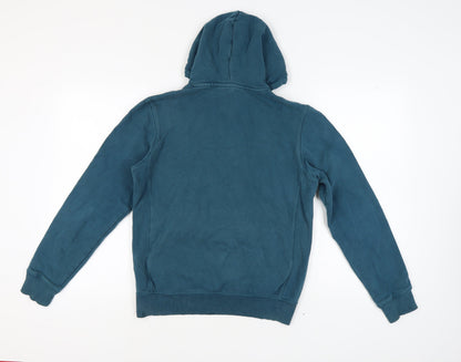 Mens UK Size S NEXT Blue Pullover Hoodie