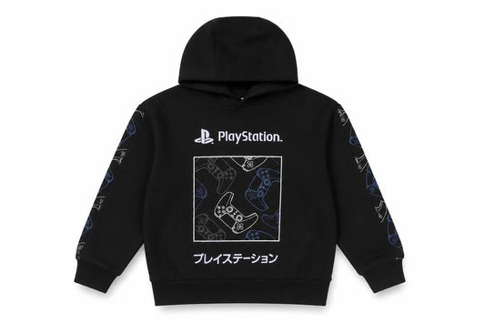 PlayStation Boys Black Hoodie 8-9 Years Cotton Gaming