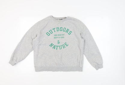 Womens UK Size 12 Marks and Spencer Grey  Sweatshirt