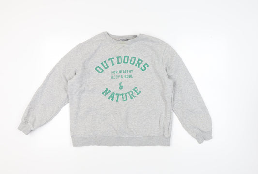 Womens UK Size 12 Marks and Spencer Grey  Sweatshirt