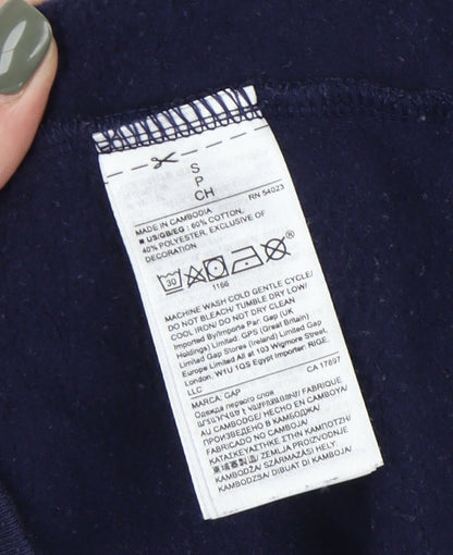 GAP Women's Blue Pullover Hoodie, Size S