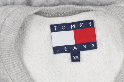 Tommy Jeans Men's Grey XS Logo Crew Sweatshirt
