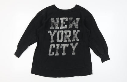 Ralph Lauren Women’s Black NYC Graphic Sweatshirt M