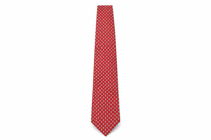 Angelo Bosani Men's Red Silk Floral Tie, One Size