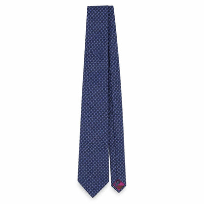 Alexandre Savile Row Men's Blue Silk Designer Tie