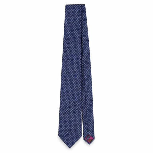 Alexandre Savile Row Men's Blue Silk Designer Tie