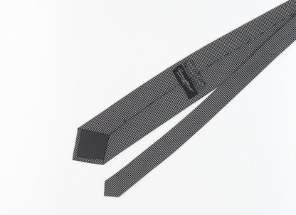 Michael Stewart Men's Black Geometric Silk Tie