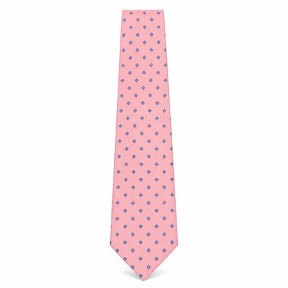 The Windsor Collection Men's Pink Silk Floral Tie