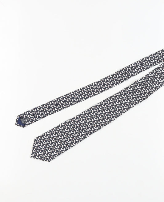 Marks & Spencer Silk Geometric Slim Tie - Men's One Size
