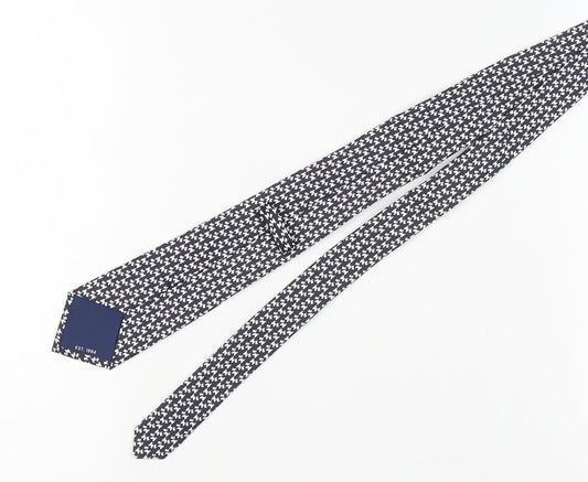 Marks & Spencer Silk Geometric Slim Tie - Men's One Size