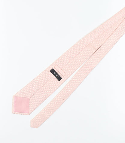 Next Pink Silk Slim Tie for Men