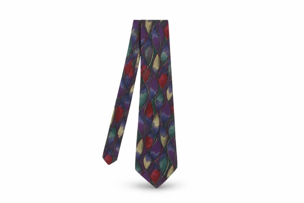 Mens Jonelle Multicoloured Geometric 100  Tie