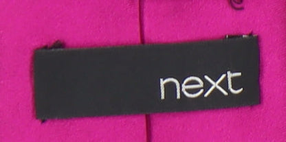 Next Men's Pink Silk Tie, Pointed Style