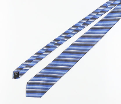Van Heusen Men's Blue Striped Polyester Tie