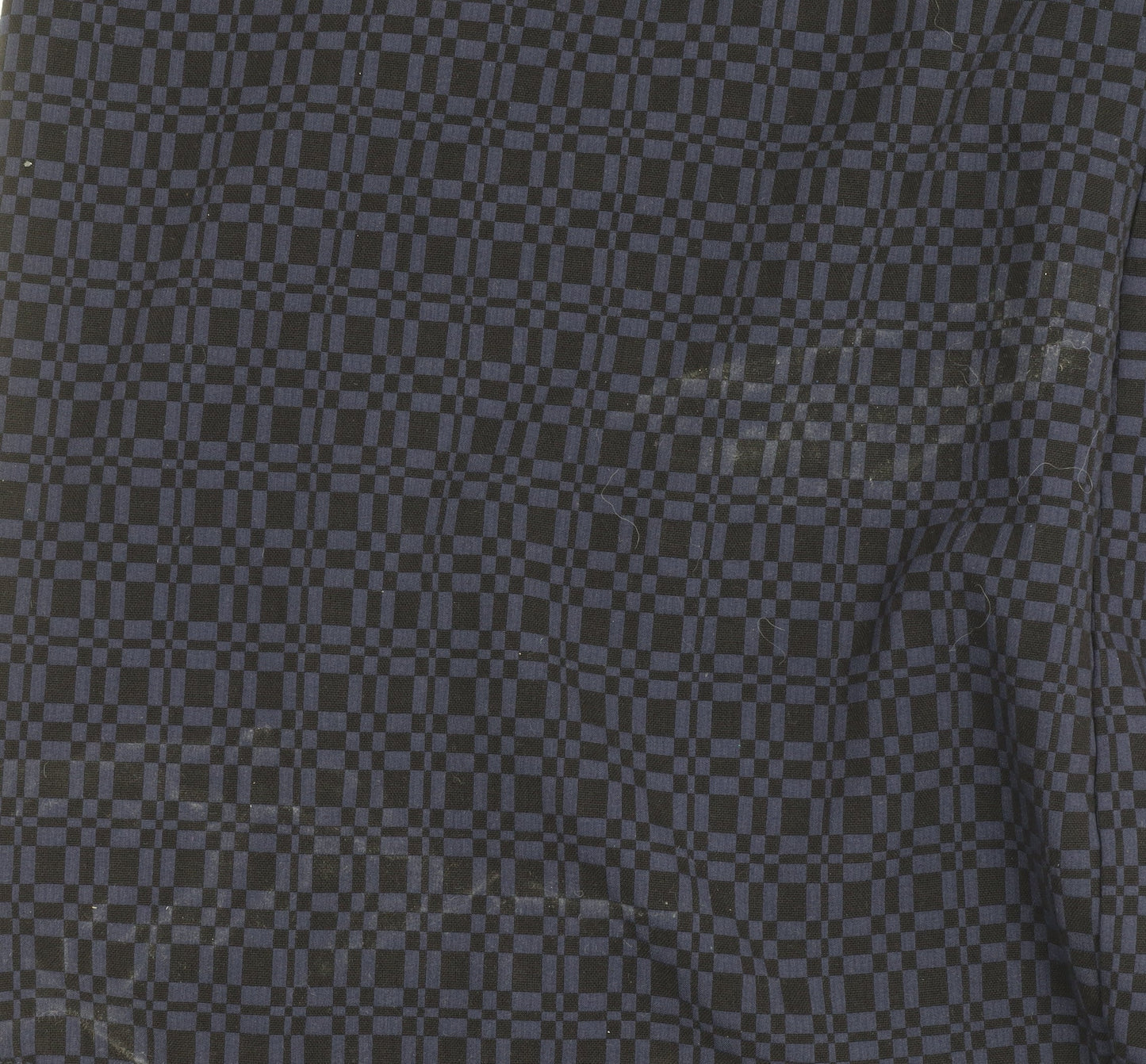 Marks and Spencer Women's Blue Check Pencil Skirt Size 14