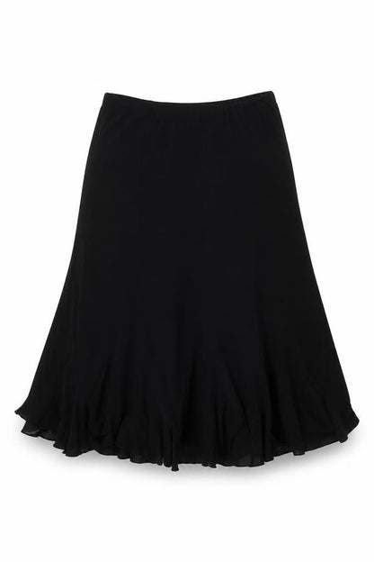 Saloos Women's Black Skirt, Size M, Polyester Blend