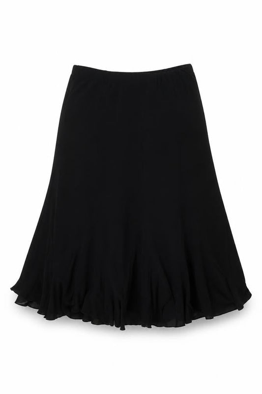 Saloos Women's Black Skirt, Size M, Polyester Blend