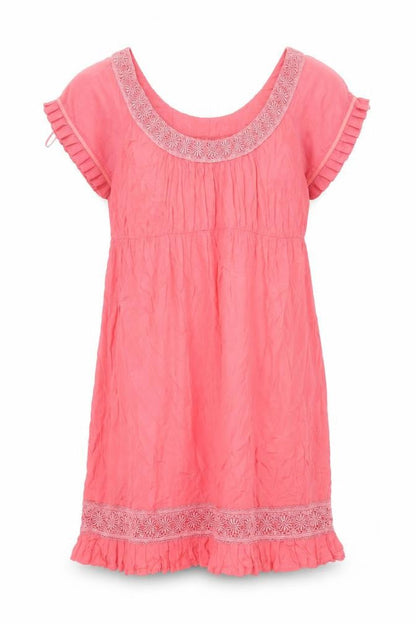 Miss Selfridge Women’s Pink Embroidered Shift Dress
