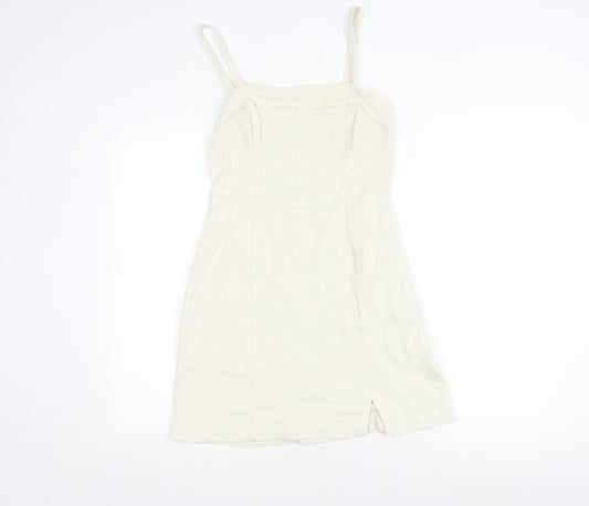 Hollister Women's Ivory Strappy Cotton Dress