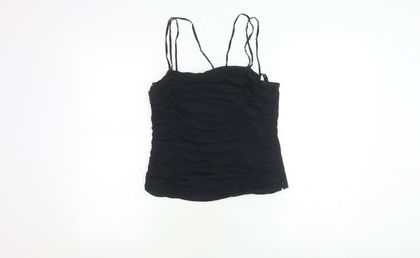 Womens UK Size 12 Monsoon Black Camisole Tank