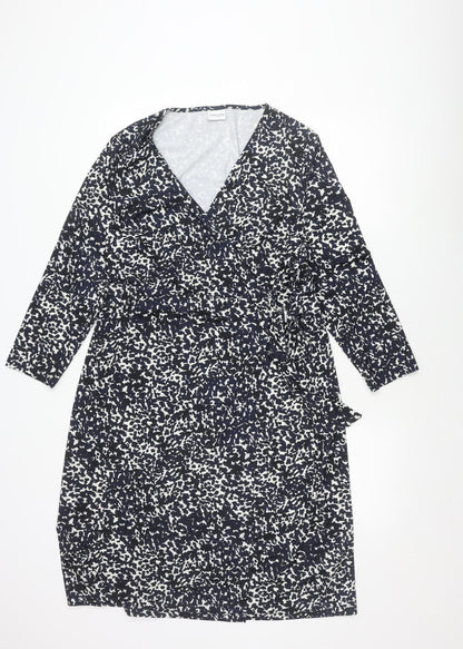 Together Women’s Multicoloured V-Neck Dress 16