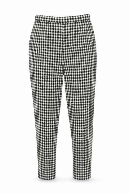 Beldan Women's Check Trousers, Size 28
