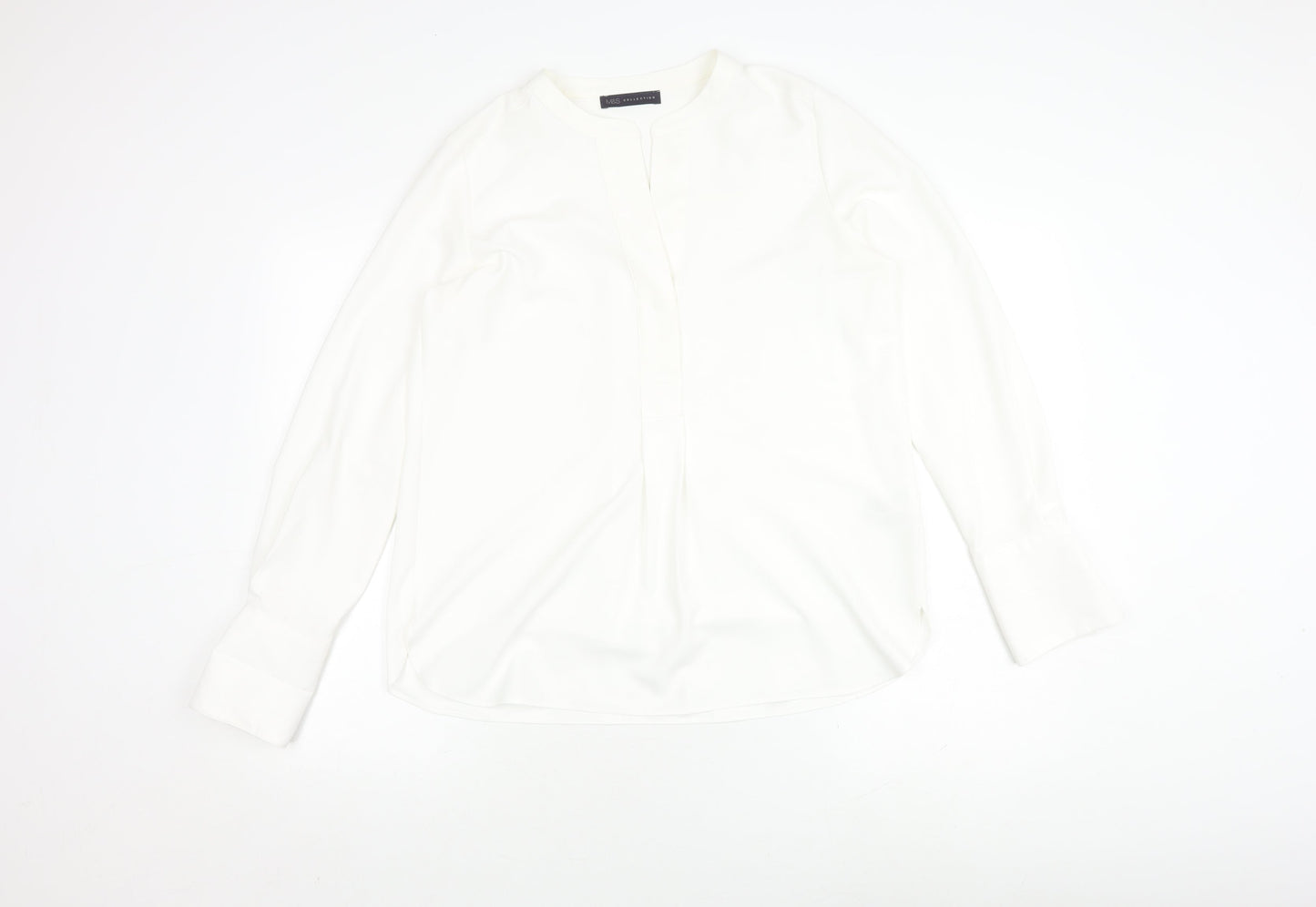 Womens UK Size 10 Marks and Spencer Ivory  Blouse