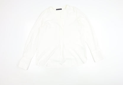 Womens UK Size 10 Marks and Spencer Ivory  Blouse